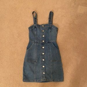 H&M jean dress (2)